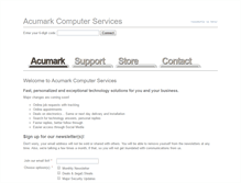 Tablet Screenshot of acumark.com